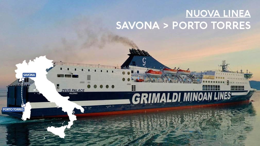 Nuova linea traghetti Sardegna: da Savona a Porto Torres e Cagliari