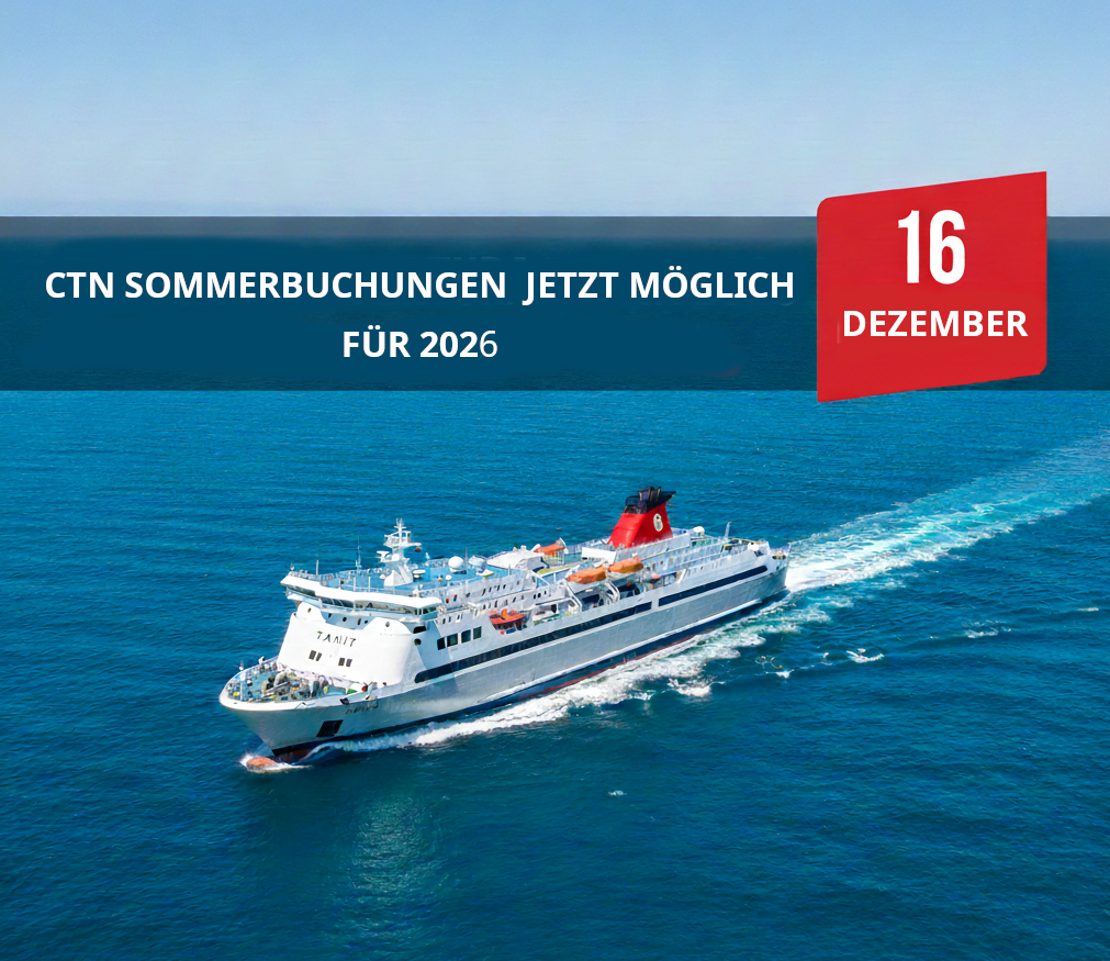 DRINGENDER HINWEIS: CTN Sommerreservierungen für Tunesien geöffnet!