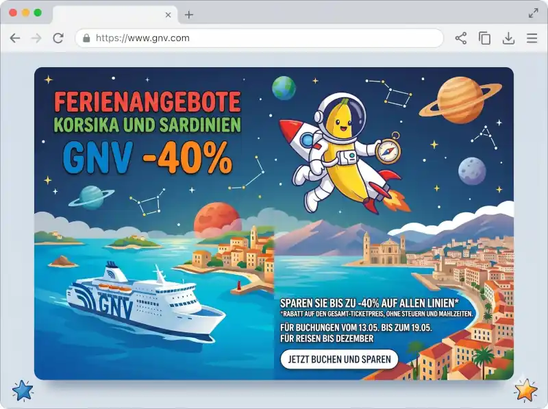 Fährangebote nach Sardinien und Sizilien: GNV bietet Rabatte von bis zu 40 %!