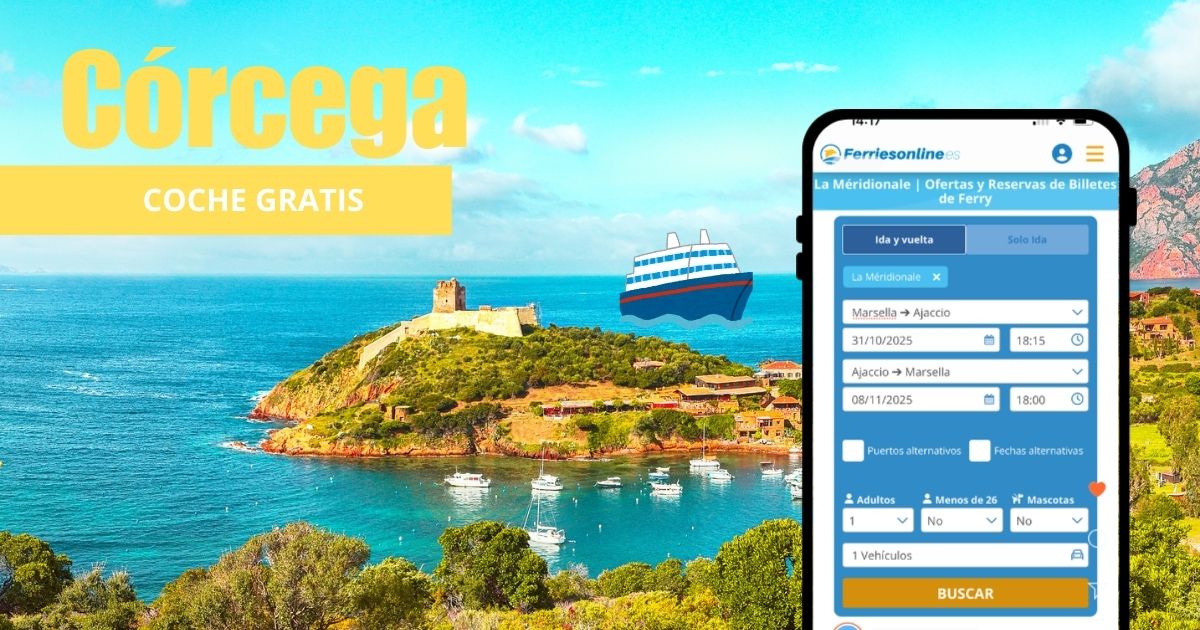 Oferta Coche GRATIS | Ferries La Méridionale