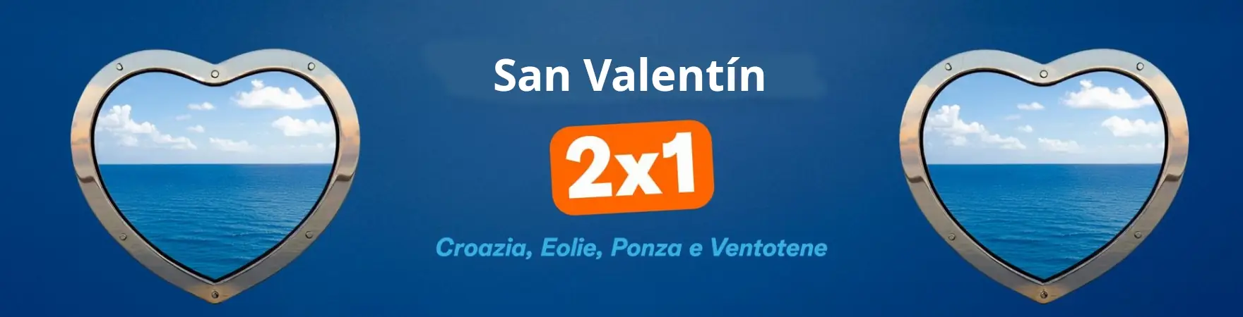 SNAV San Valent&iacute;n: &iexcl;Enam&oacute;rate de nuestros destinos 2x1!