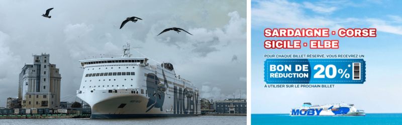 Ouverture des réservations Moby et Tirrenia pour l'année 2026