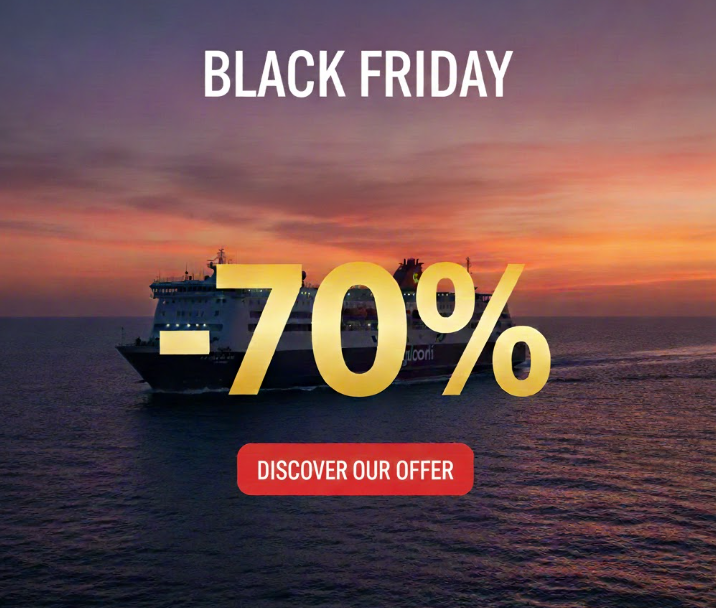 Offres Black Friday actives sur Traghetti.com