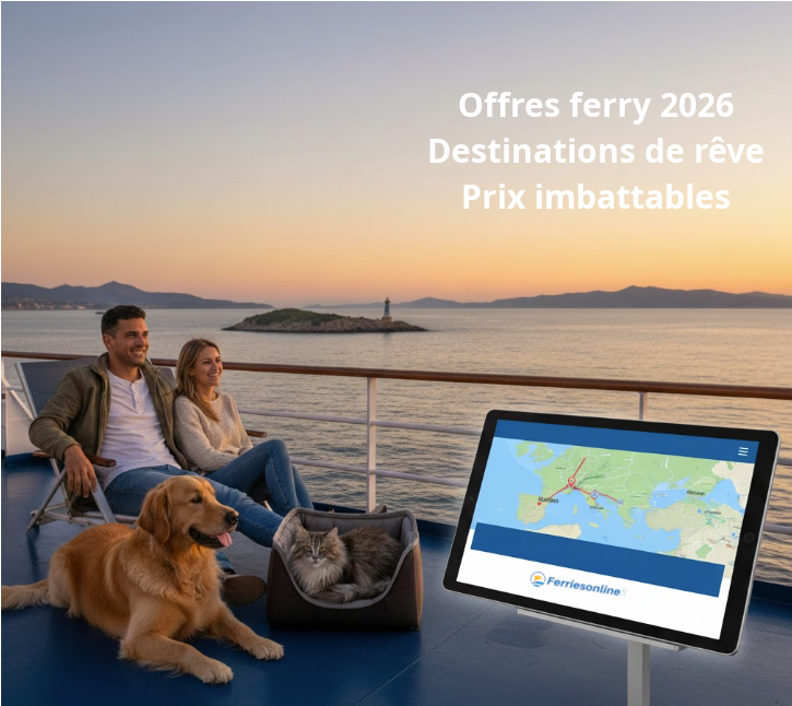 Ferry Deals 2026 : O&ugrave; est-il pr&eacute;f&eacute;rable d'aller ? Votre guide d'&eacute;conomie sur Ferriesonline.fr