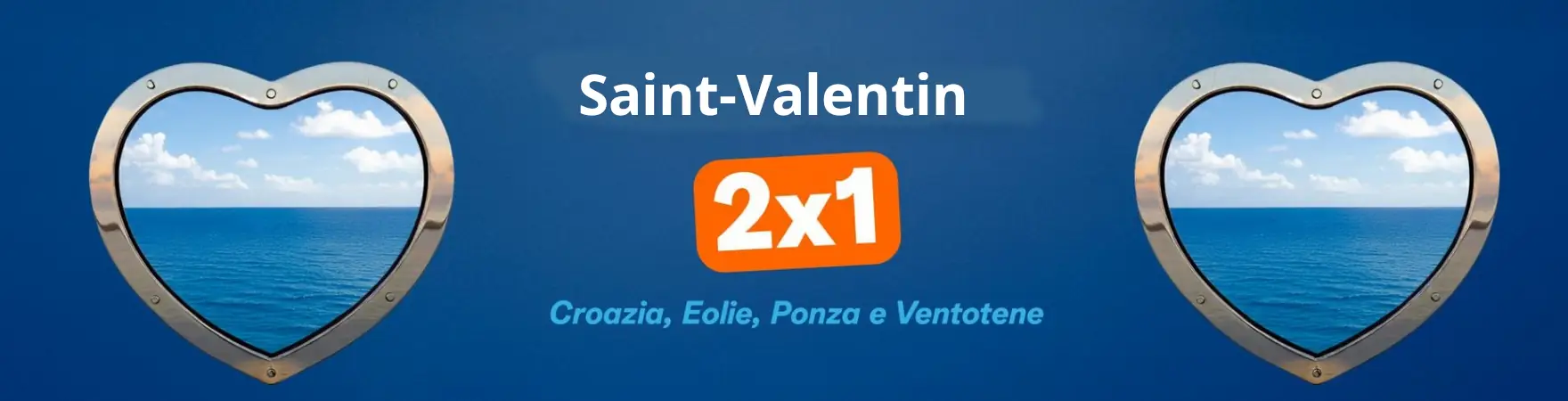 SNAV Saint-Valentin : tombez amoureux de nos destinations 2x1 !