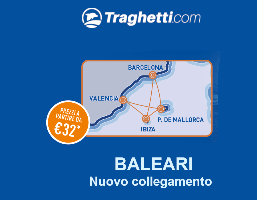 Nuovo collegamento GNV per le isole Baleari