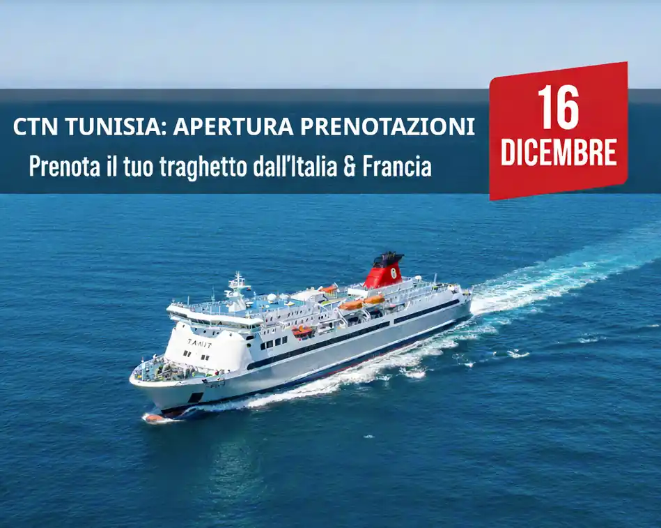 NOTIZIA URGENTE: Apertura Prenotazioni Estive CTN per la Tunisia!