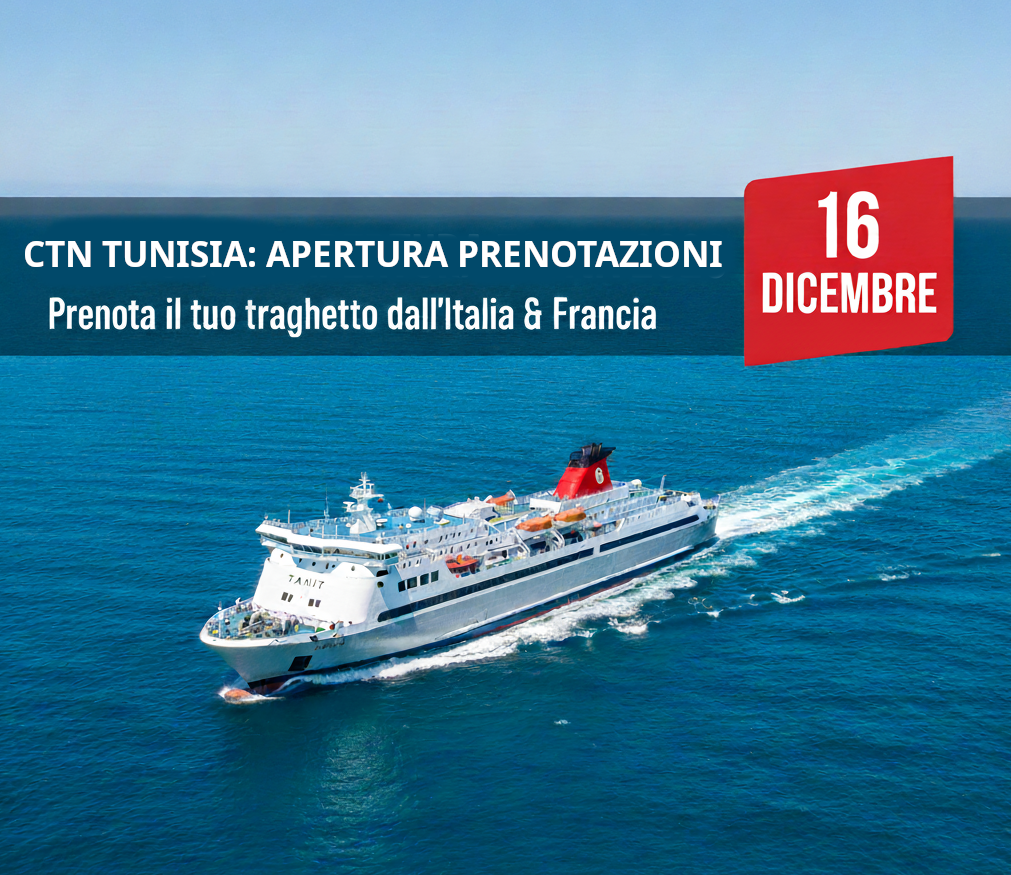 NOTIZIA URGENTE: Apertura Prenotazioni Estive CTN per la Tunisia!