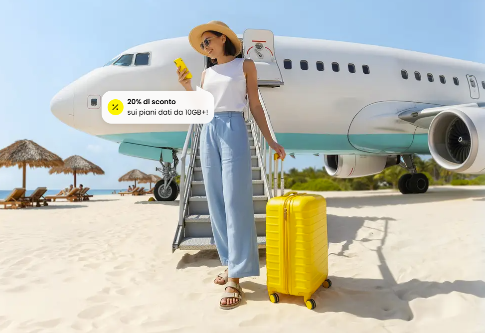 GIGA eSIM convenienti per i tuoi viaggi intorno al mondo