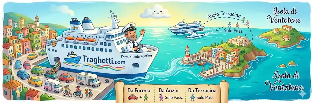 Rotte per le Pontine: Prenotazioni Aperte!