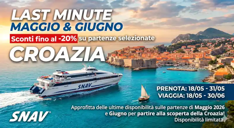 LAST MINUTE MAGGIO & GIUGNO: La Croazia ti aspetta!