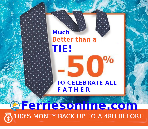 Father's Day - we give a 50% discount on ferry and hydrofoil travel