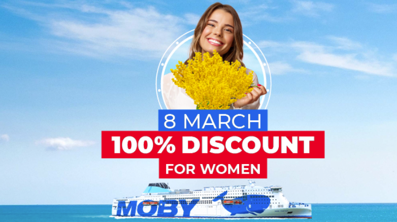 Moby and Tirrenia Women's Day -100%.
