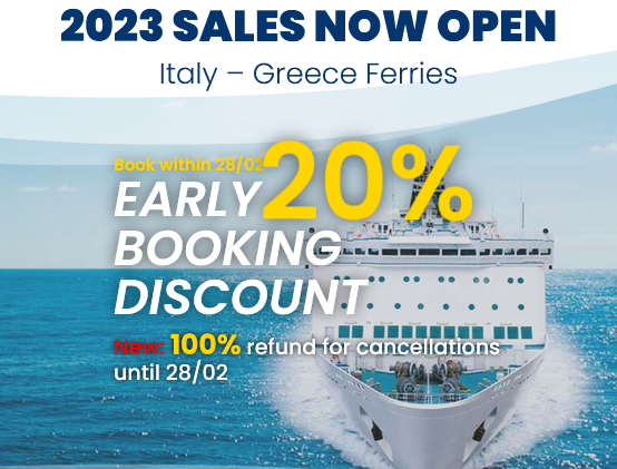 Superfast Ferries opening Greece 2023 bookings