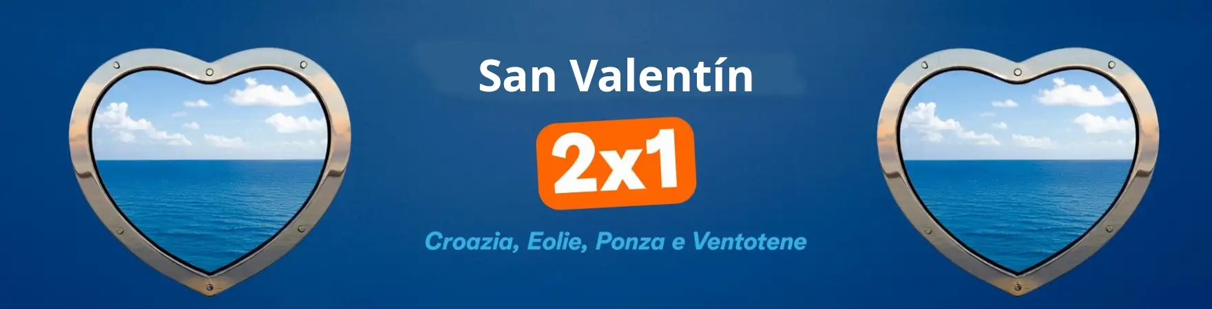 SNAV San Valentino: Fall in love with our 2-for-1 destinations!