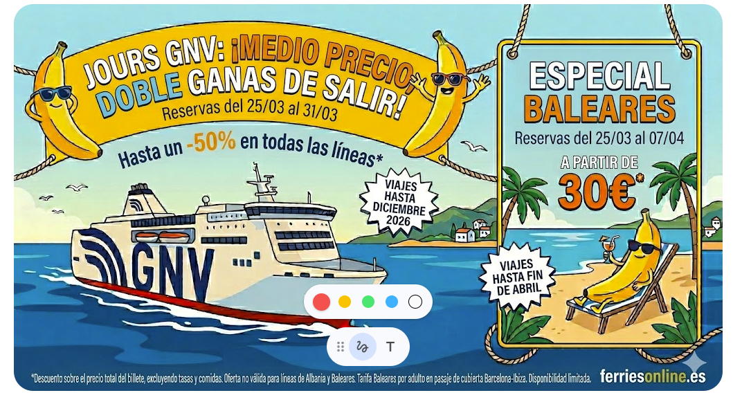 GNV Unleashes Special Offers: Half-price trips through December and the Balearic Islands starting at just €30!